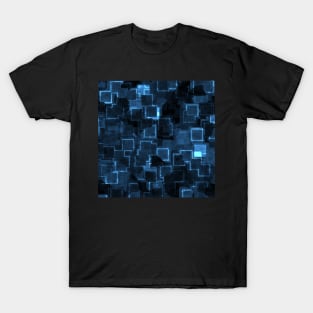 Blue Cyber Glow T-Shirt